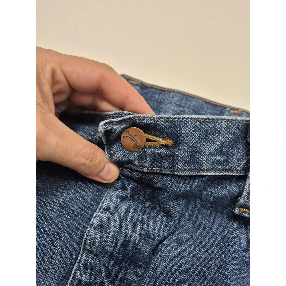 Wrangler A102 Jeans Mens 36x32 Blue Relaxed Fit Straight Leg Denim
